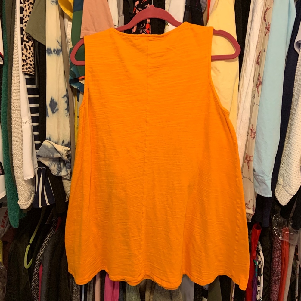 Tangerine Shift Dress - Picture 9 of 11